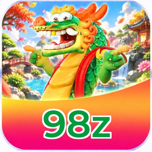 Interface da plataforma 98z mostrando slots populares e bônus de boas-vindas